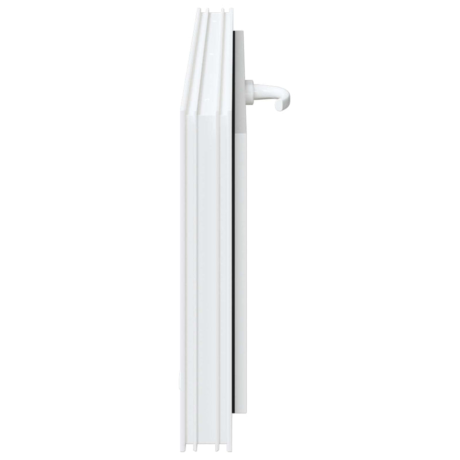 Kelderraam RISOR 100 x 40 cm PVC en glas Wit