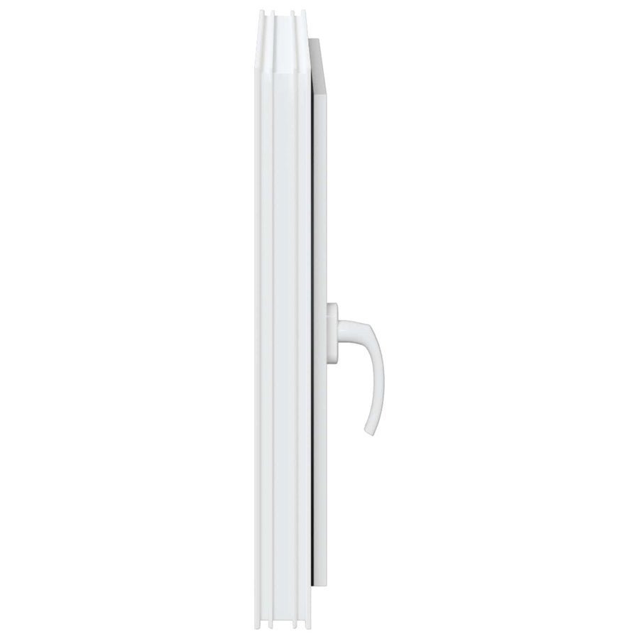 Kelderraam RISOR Wit 50 x 50 cm PVC en glas