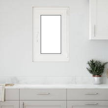 Kelderraam RISOR Wit 50 x 75 cm PVC en glas