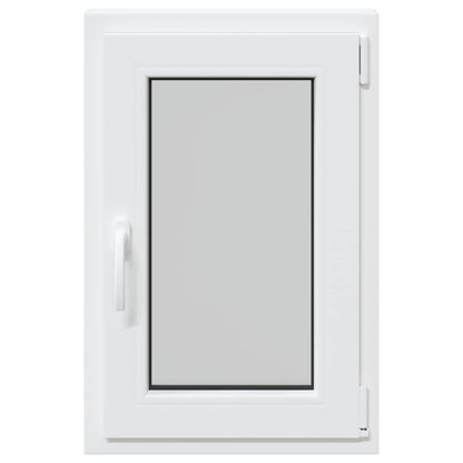 Kelderraam RISOR Wit 50 x 75 cm PVC en glas