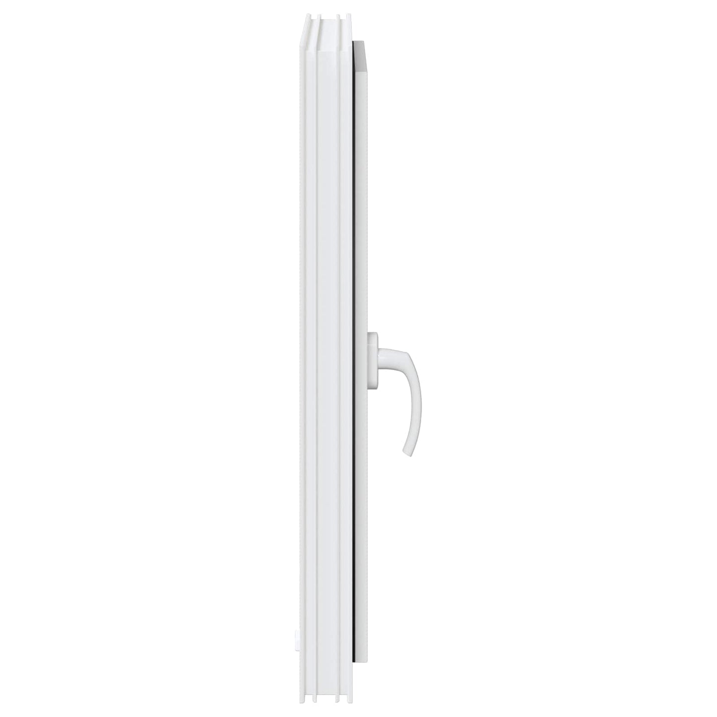 Kelderraam RISOR Wit 50 x 75 cm PVC en glas