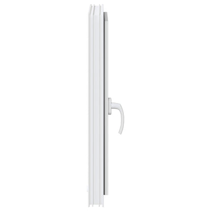 Kelderraam RISOR Wit 50 x 75 cm PVC en glas