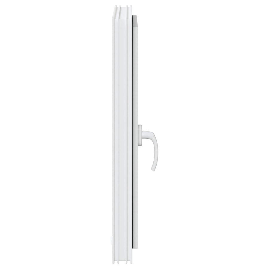 Kelderraam RISOR Wit 50 x 75 cm PVC en glas