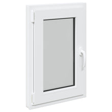 Kelderraam RISOR Wit 50 x 75 cm PVC en glas