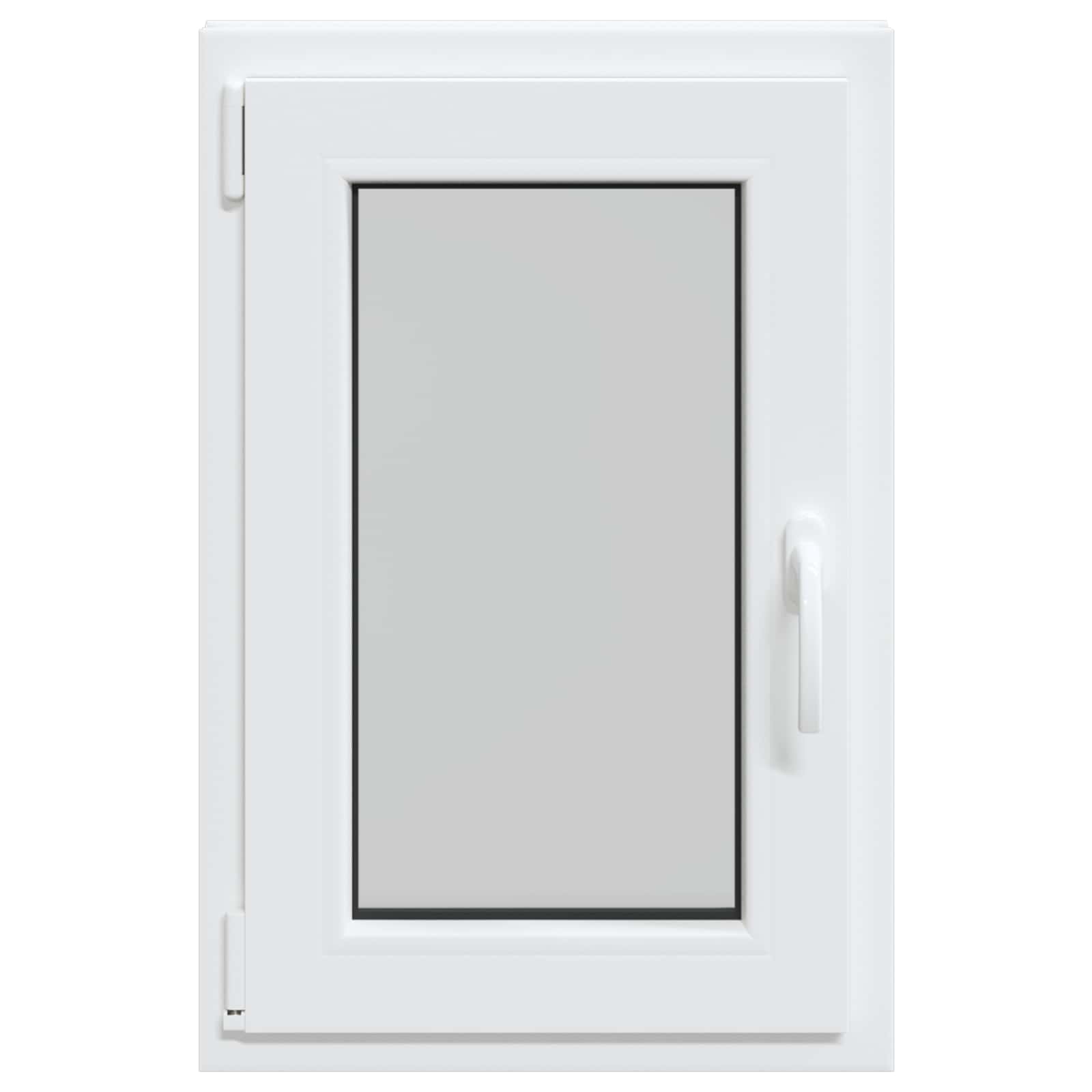 Kelderraam RISOR Wit 50 x 75 cm PVC en glas