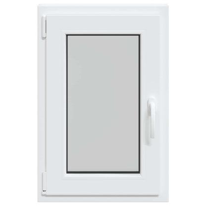 Kelderraam RISOR Wit 50 x 75 cm PVC en glas