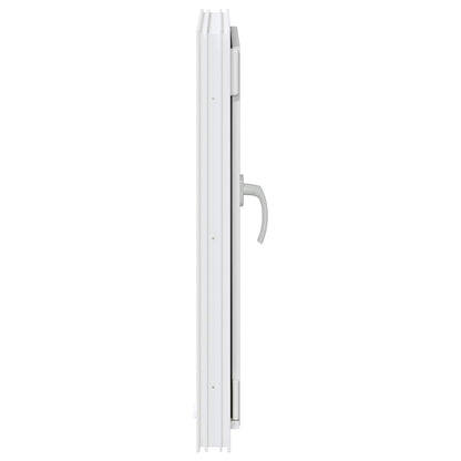 Kelderraam RISOR Wit 50 x 75 cm PVC en glas
