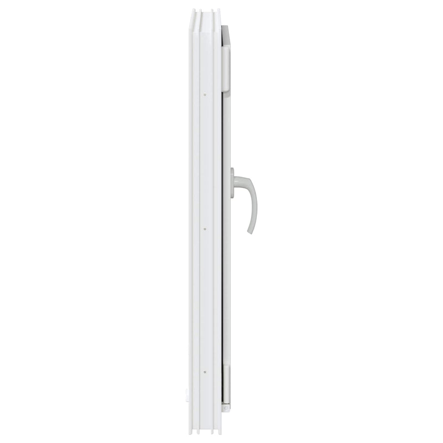Kelderraam RISOR Wit 50 x 75 cm PVC en glas