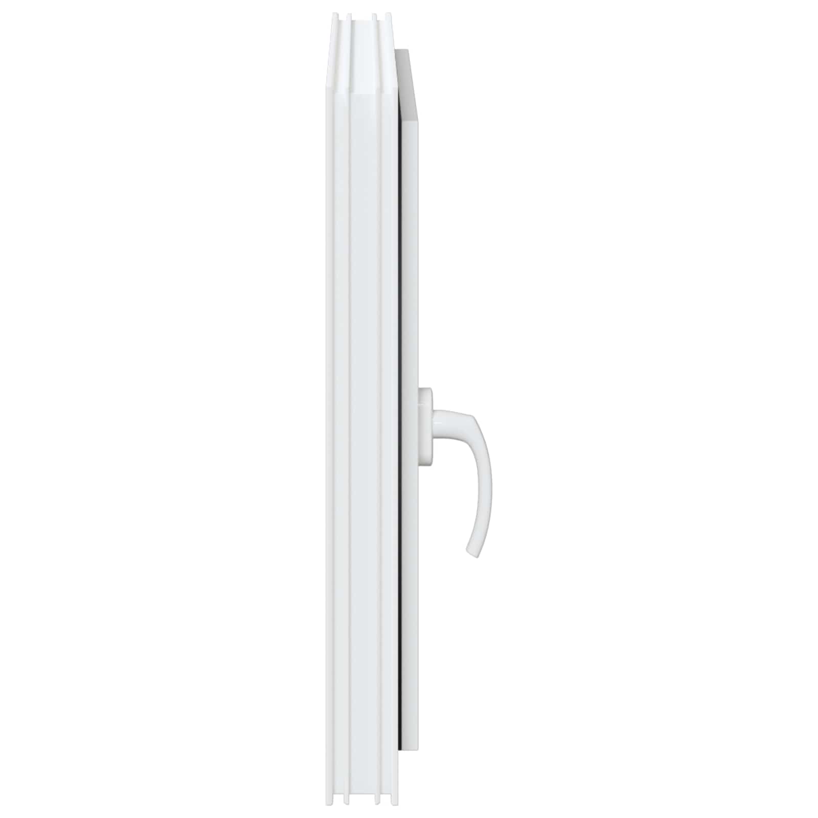 Kelderraam RISOR Wit 60 x 60 cm PVC en glas