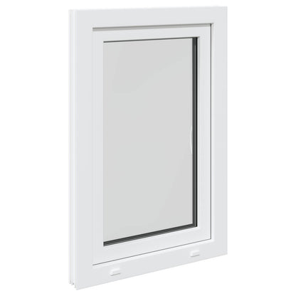 Kelderraam RISOR 60 x 80 cm PVC en glas Wit