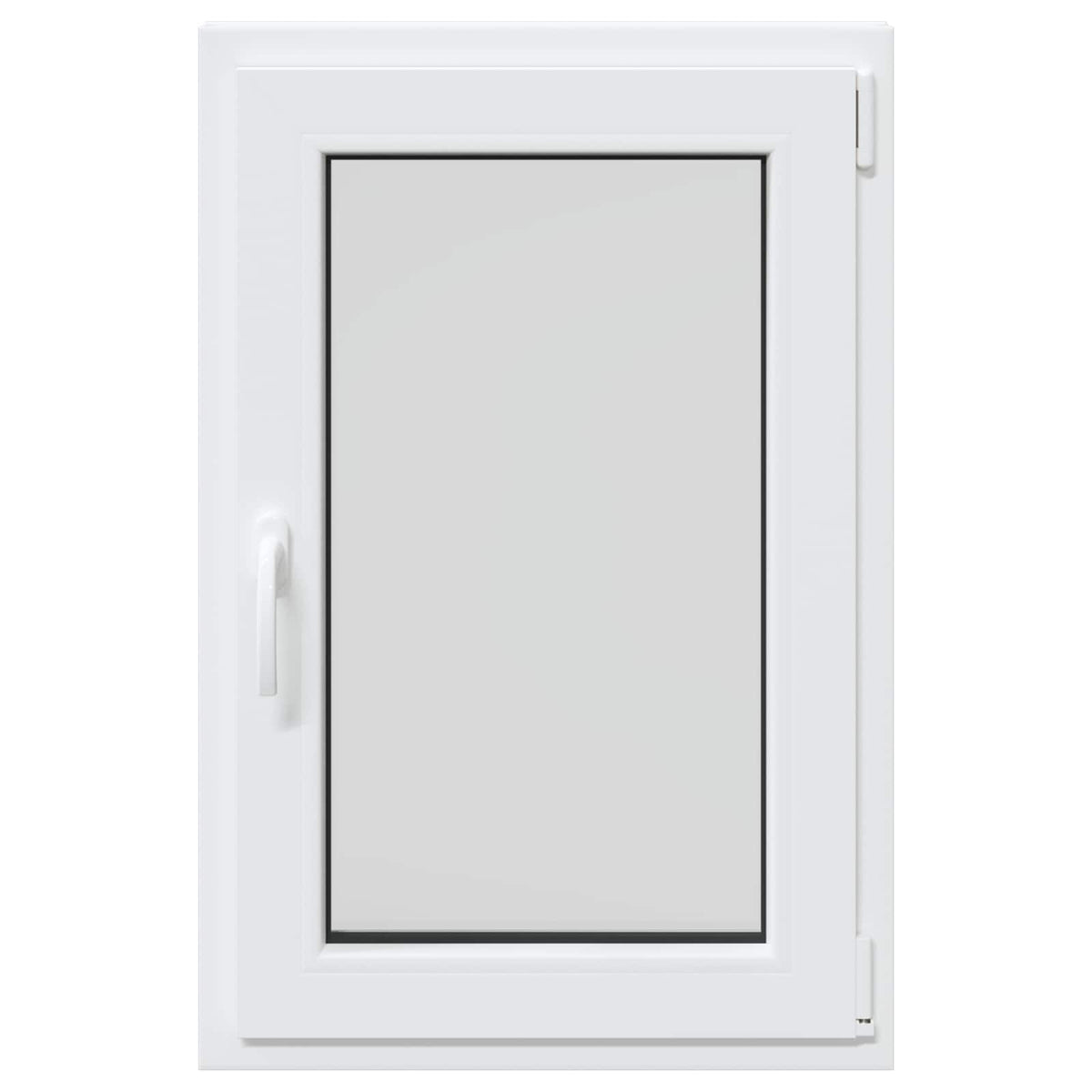 Kelderraam RISOR 60 x 80 cm PVC en glas Wit