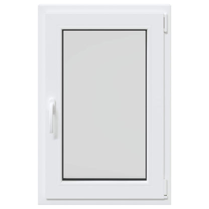 Kelderraam RISOR 60 x 80 cm PVC en glas Wit