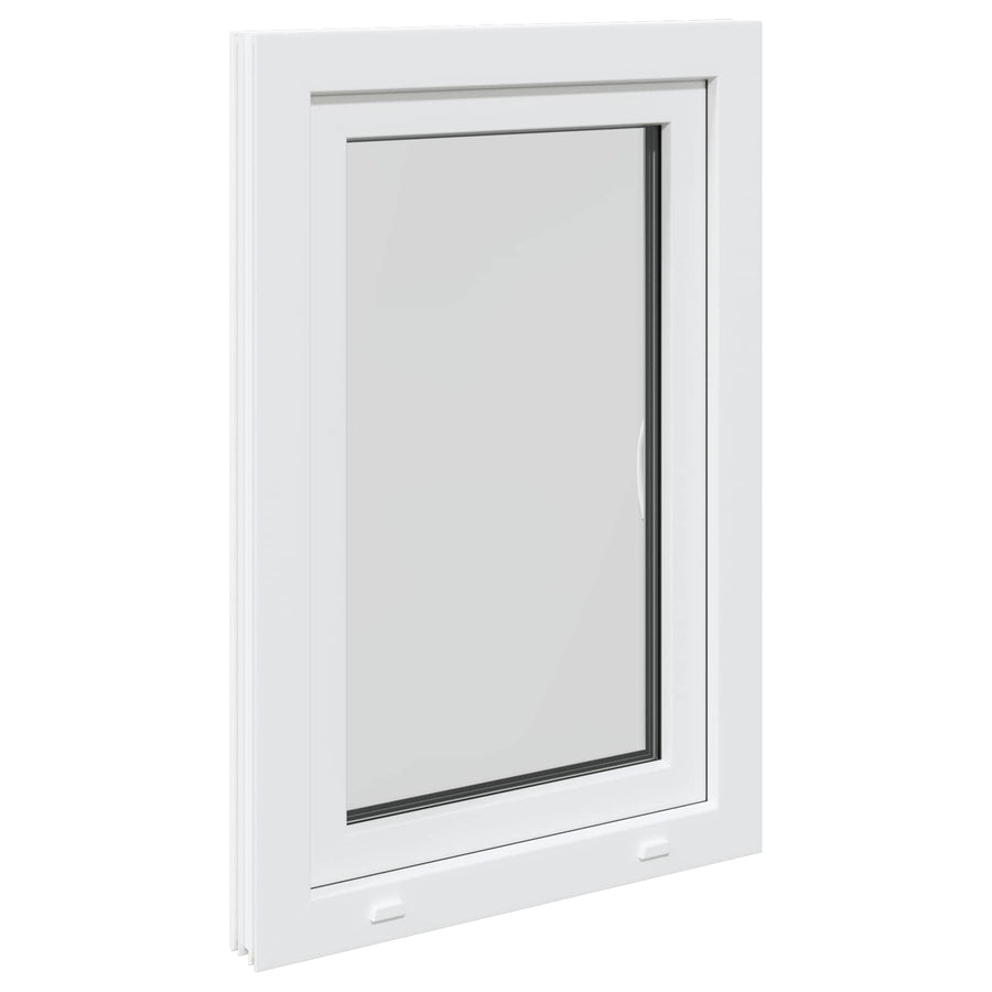 Kelderraam RISOR Wit 60 x 90 cm PVC en glas