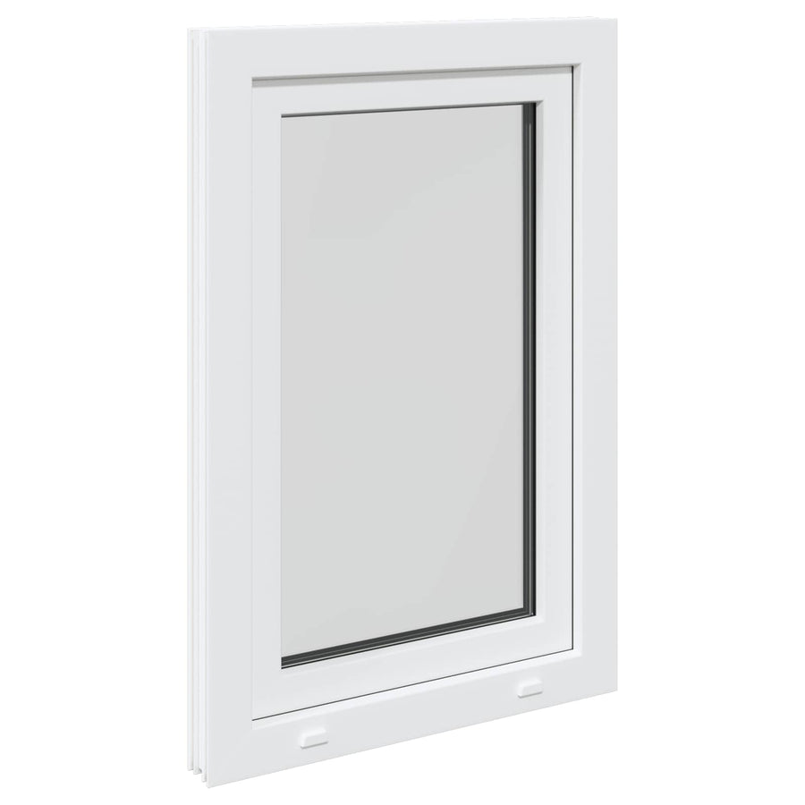 Kelderraam RISOR Wit 60 x 90 cm PVC en glas