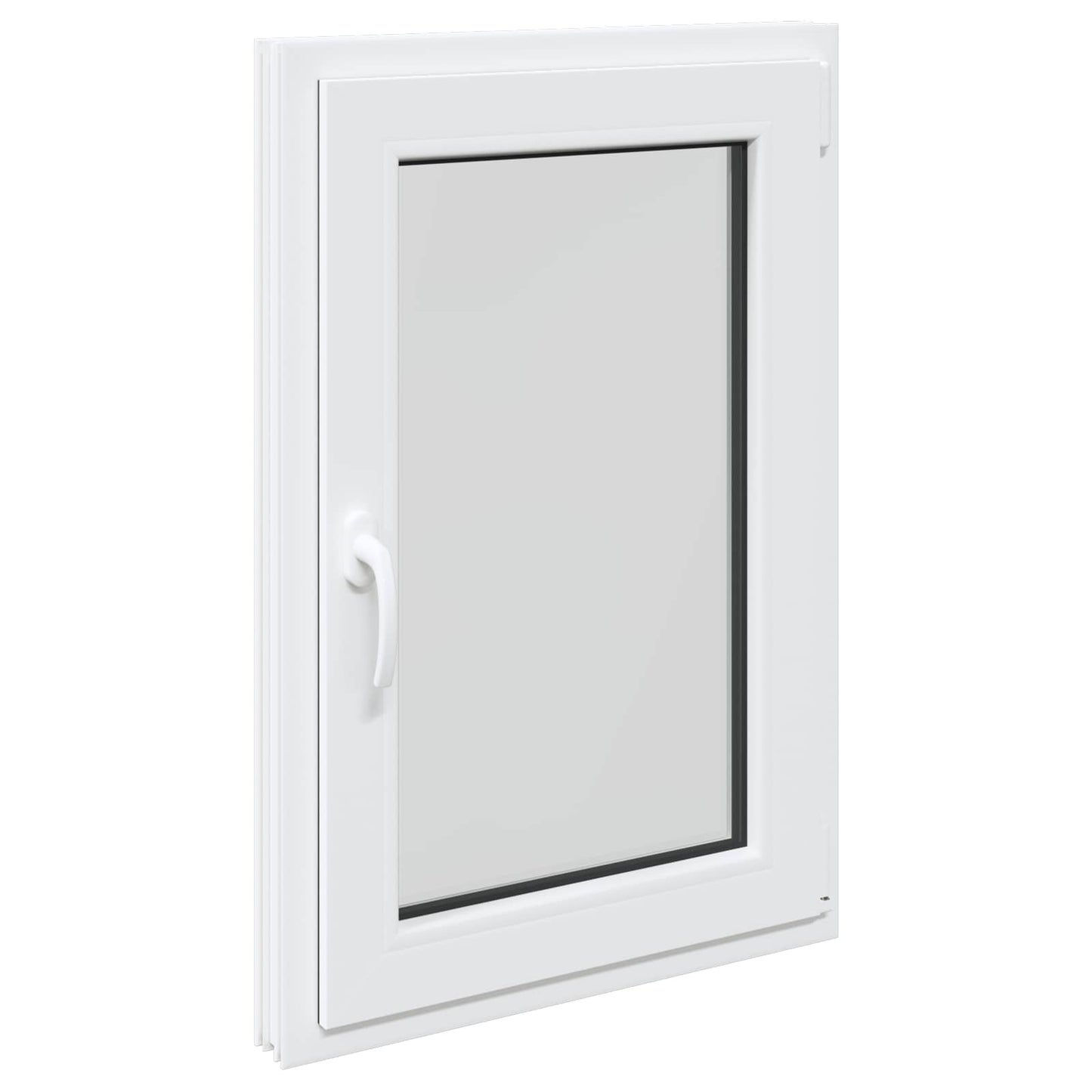 Kelderraam RISOR Wit 60 x 100 cm PVC en glas