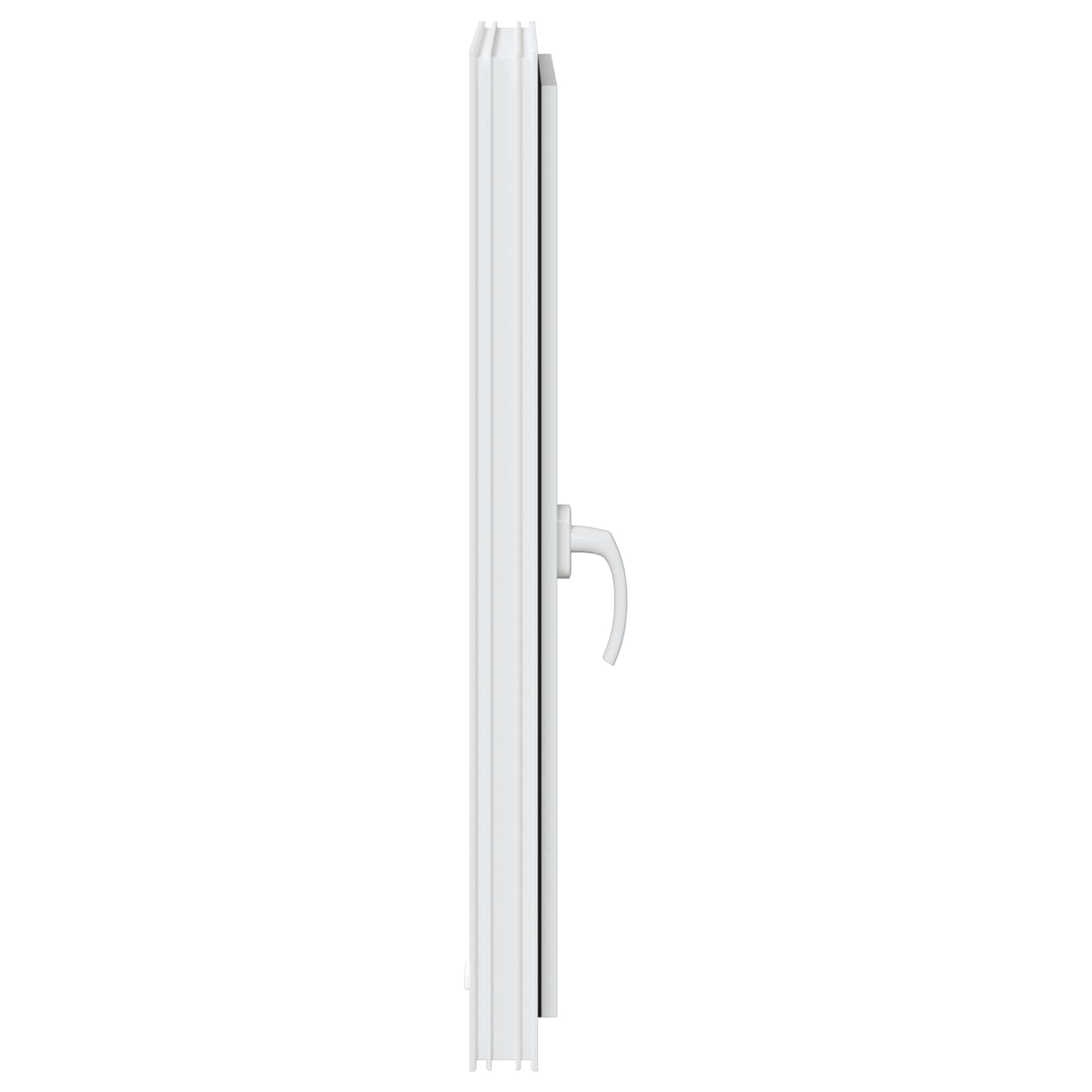 Kelderraam RISOR Wit 60 x 100 cm PVC en glas