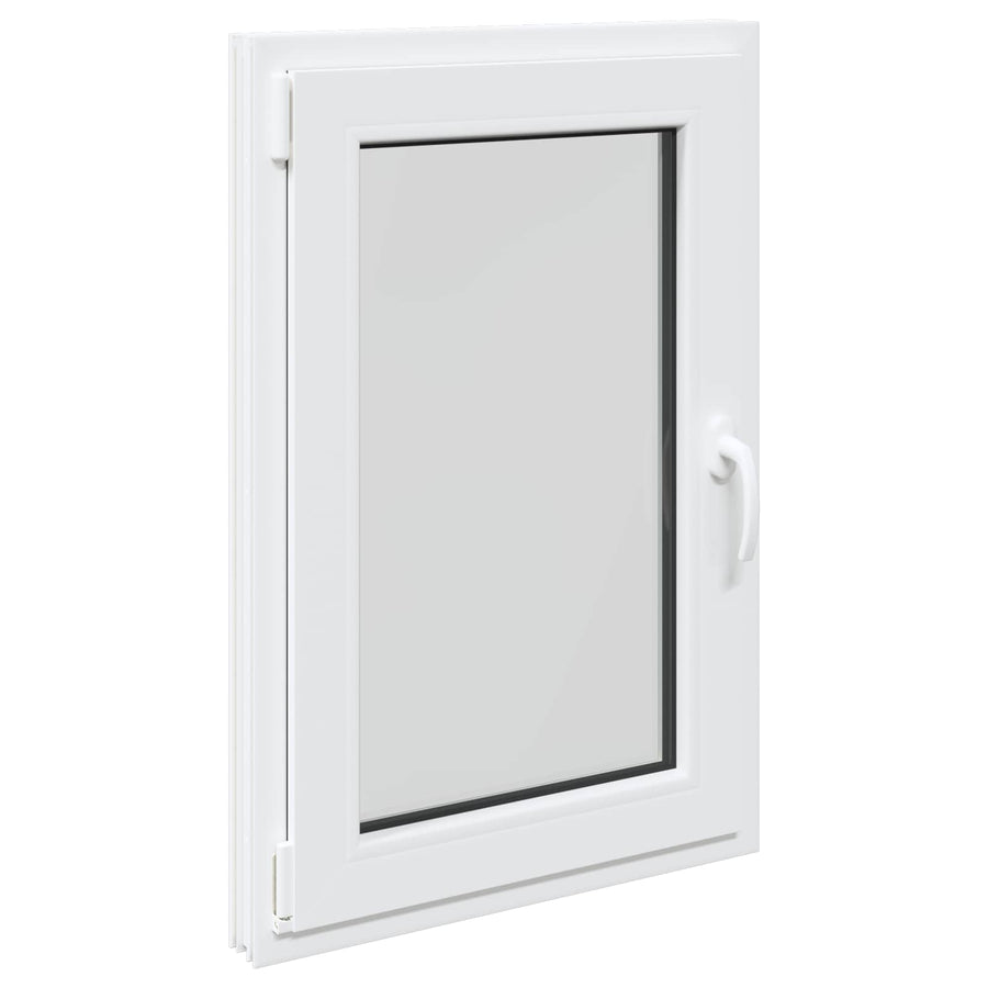 Kelderraam RISOR Wit 60 x 100 cm PVC en glas
