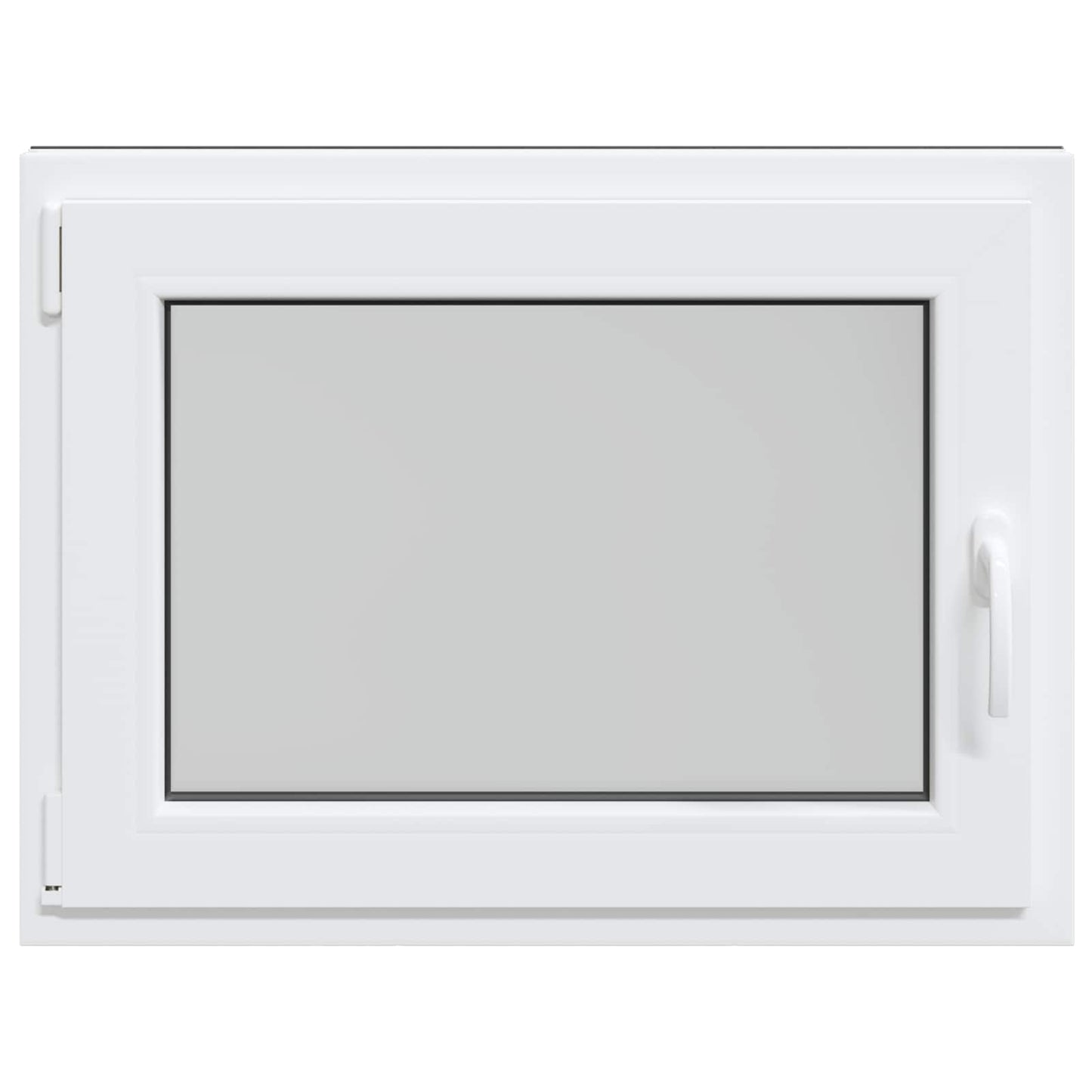 Kelderraam RISOR Wit 90 x 60 cm PVC en glas