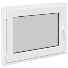 Kelderraam RISOR Wit 100 x 50 cm PVC en glas
