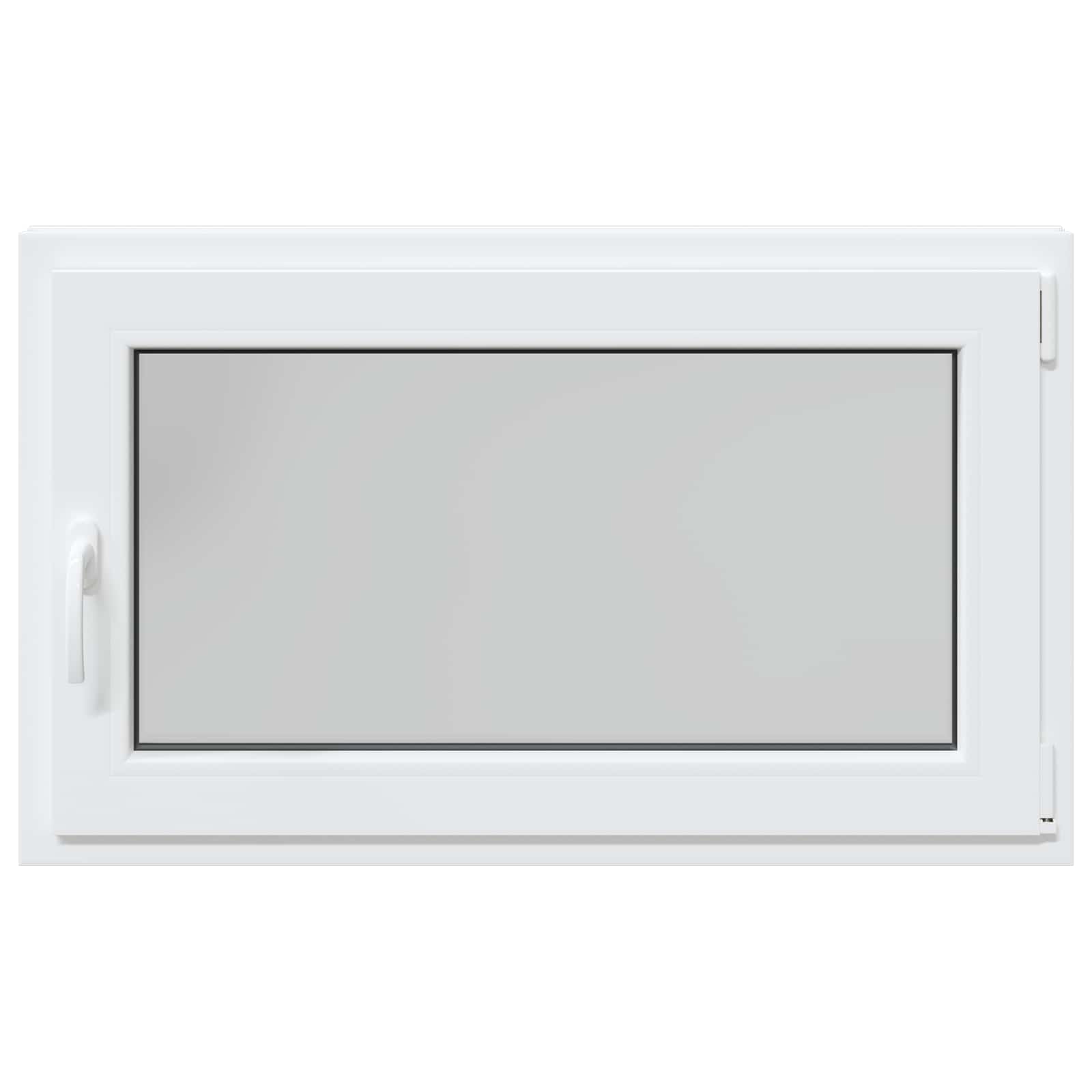 Kelderraam RISOR Wit 100 x 50 cm PVC en glas