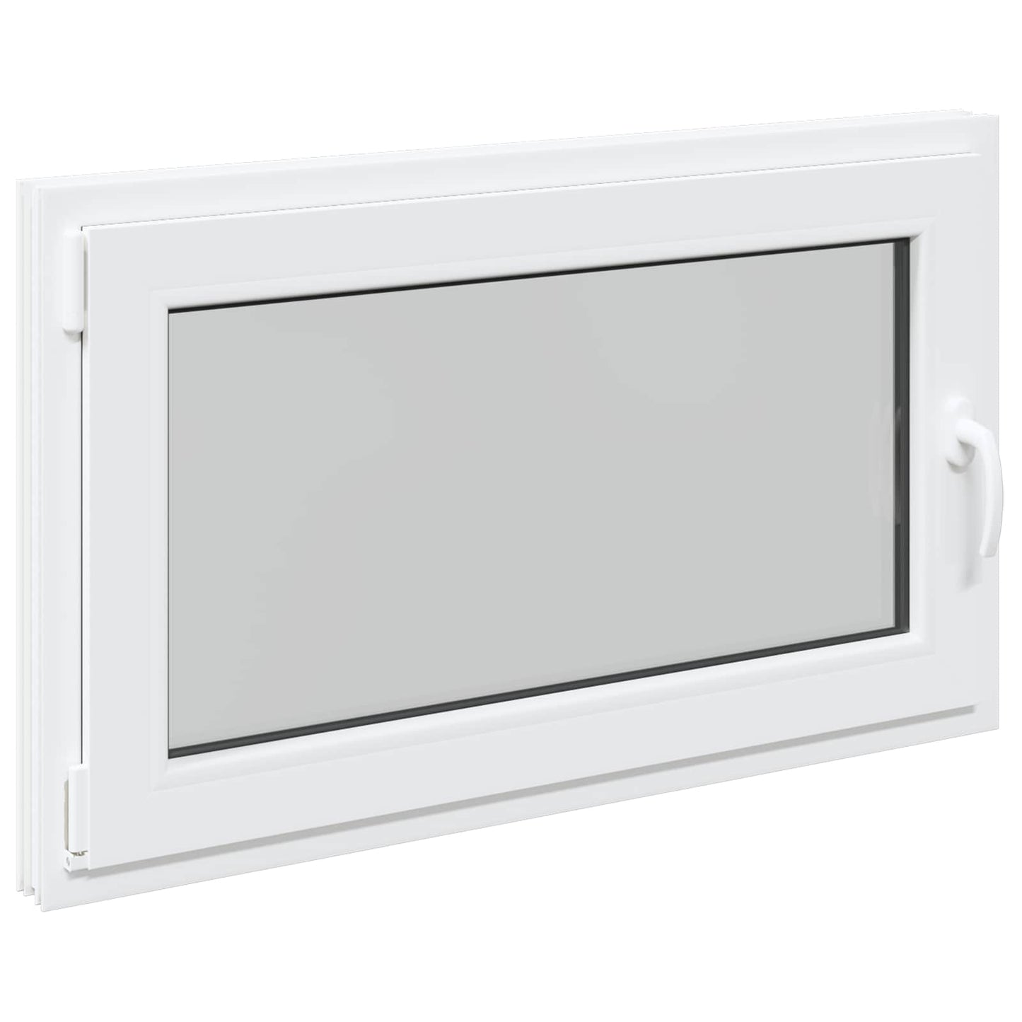 Kelderraam RISOR Wit 100 x 60 cm PVC en glas