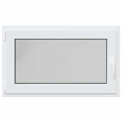 Kelderraam RISOR Wit 100 x 60 cm PVC en glas