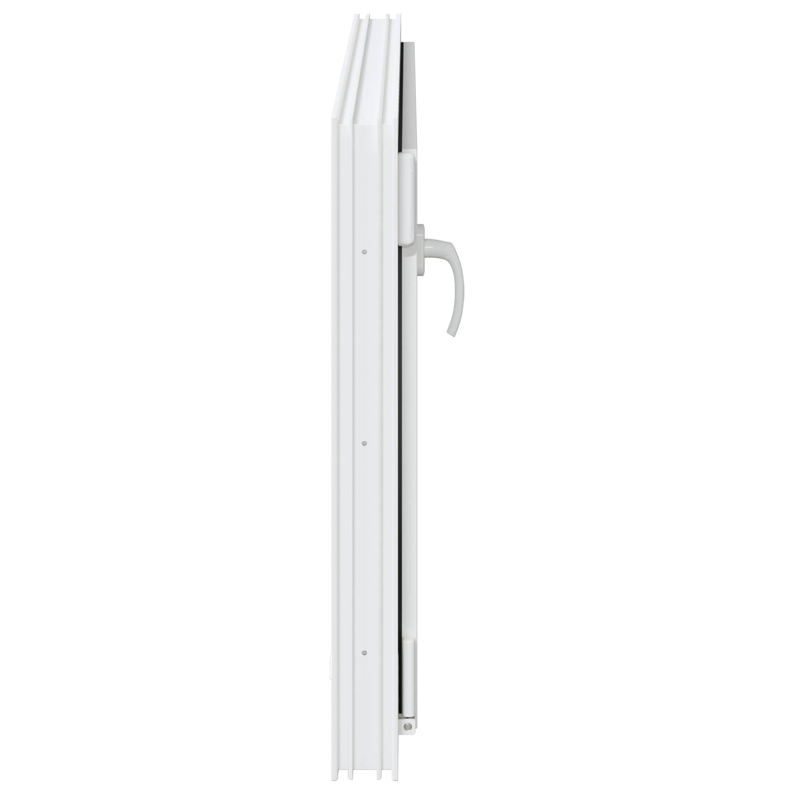 Kelderraam RISOR Wit 100 x 60 cm PVC en glas