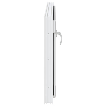 Kelderraam RISOR Wit 100 x 60 cm PVC en glas