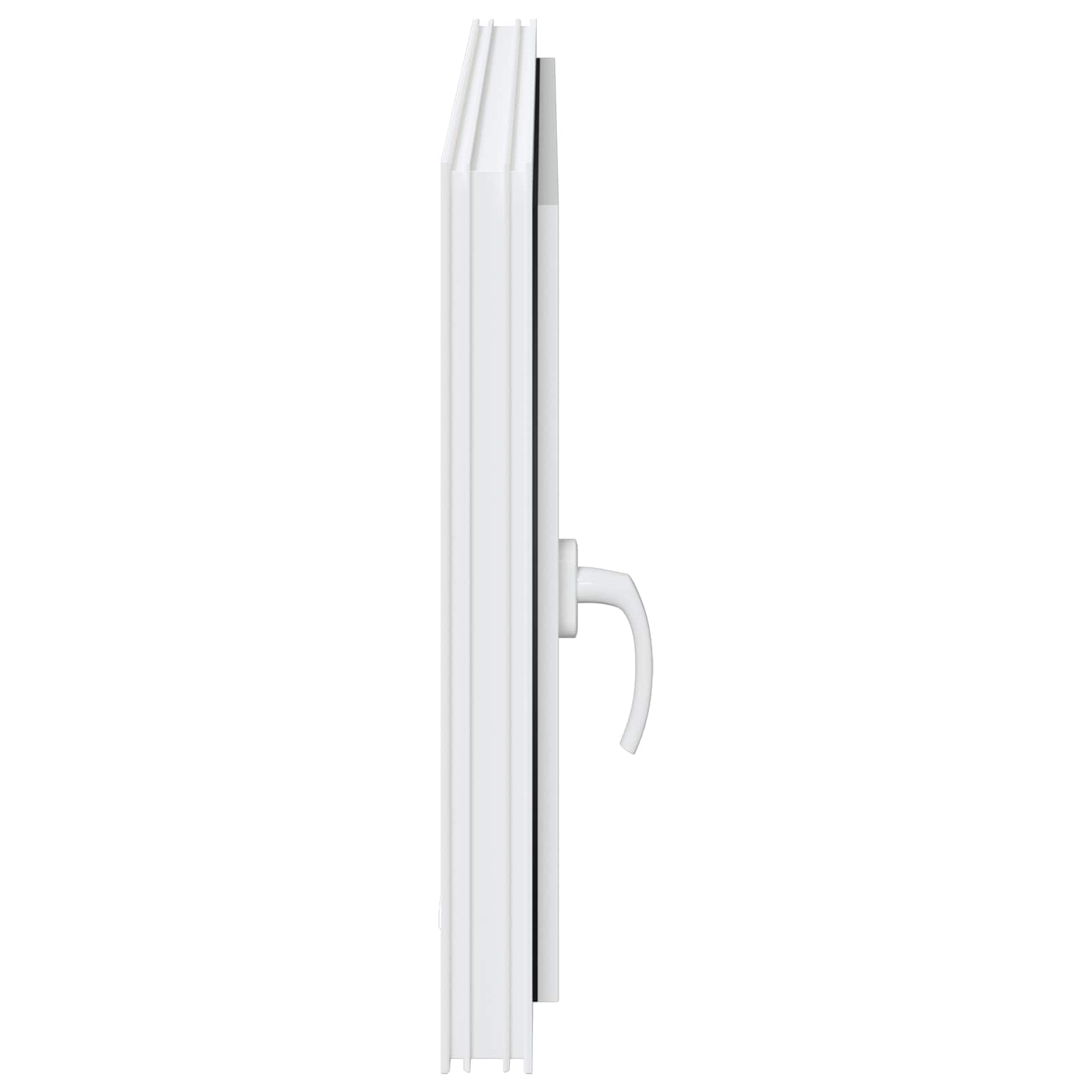 Kelderraam RISOR Wit 100 x 70 cm PVC en glas