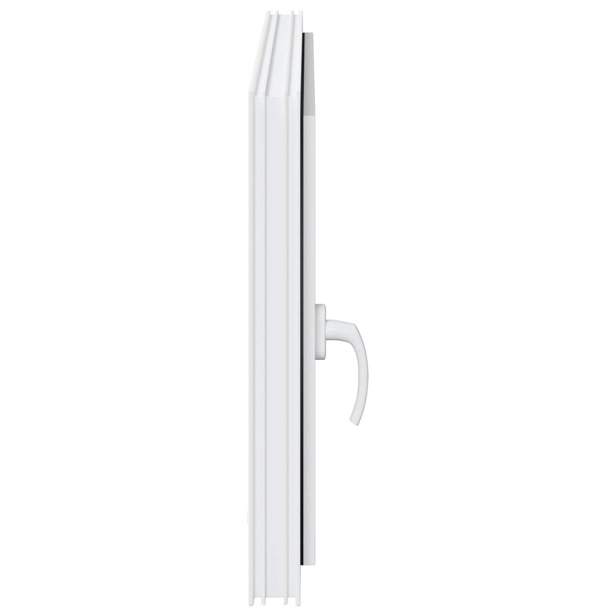 Kelderraam RISOR Wit 100 x 70 cm PVC en glas