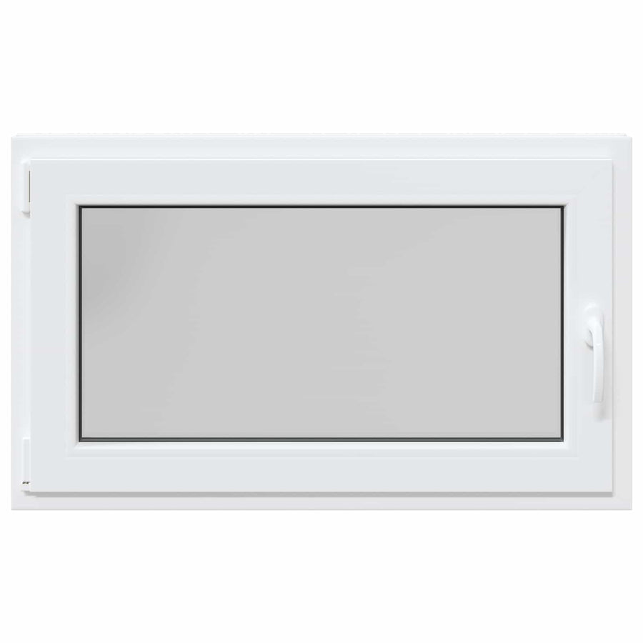 Kelderraam RISOR Wit 100 x 70 cm PVC en glas