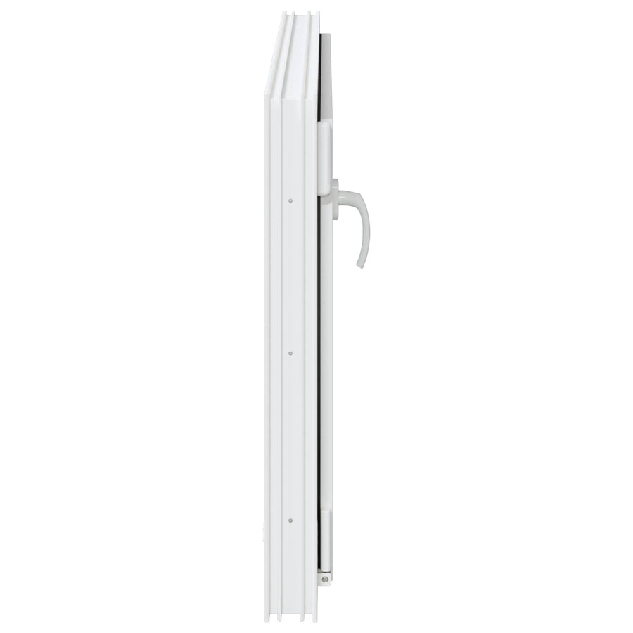 Kelderraam RISOR Wit 100 x 70 cm PVC en glas