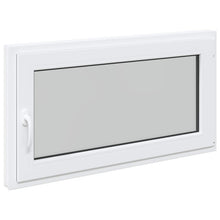 Kelderraam RISOR Wit 110 x 70 cm PVC en glas