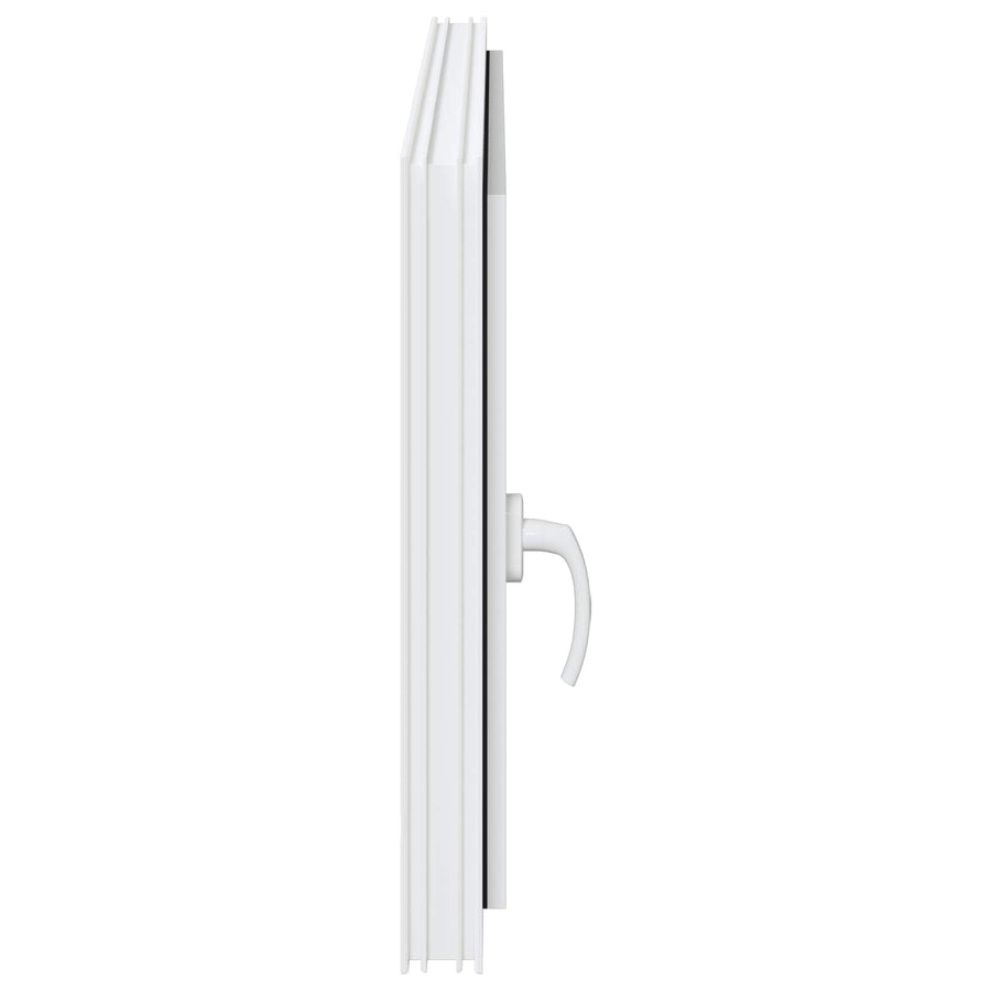 Kelderraam RISOR Wit 110 x 70 cm PVC en glas