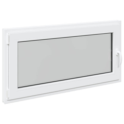 Kelderraam RISOR Wit 120 x 60 cm PVC en glas