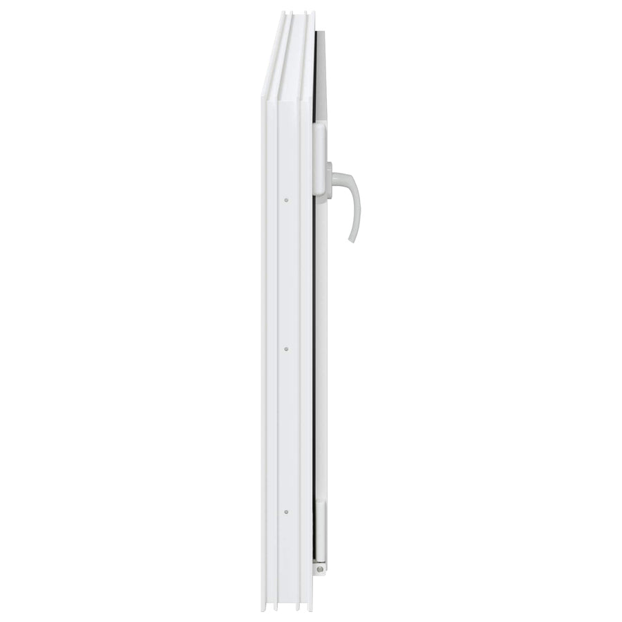 Kelderraam RISOR Wit 120 x 60 cm PVC en glas