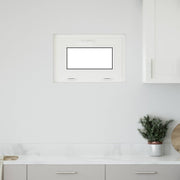 Kelderraam 60x40 cm PVC glas wit