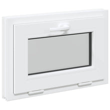 Kelderraam RISOR 60 x 40 cm PVC en glas Wit
