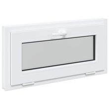 Kelderraam RISOR 80 x 40 cm PVC en glas Wit
