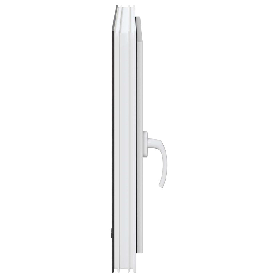 Kelderraam RISOR Antraciet 50 x 50 cm PVC en glas