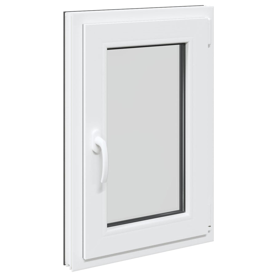 Kelderraam RISOR Antraciet 50 x 75 cm PVC en glas
