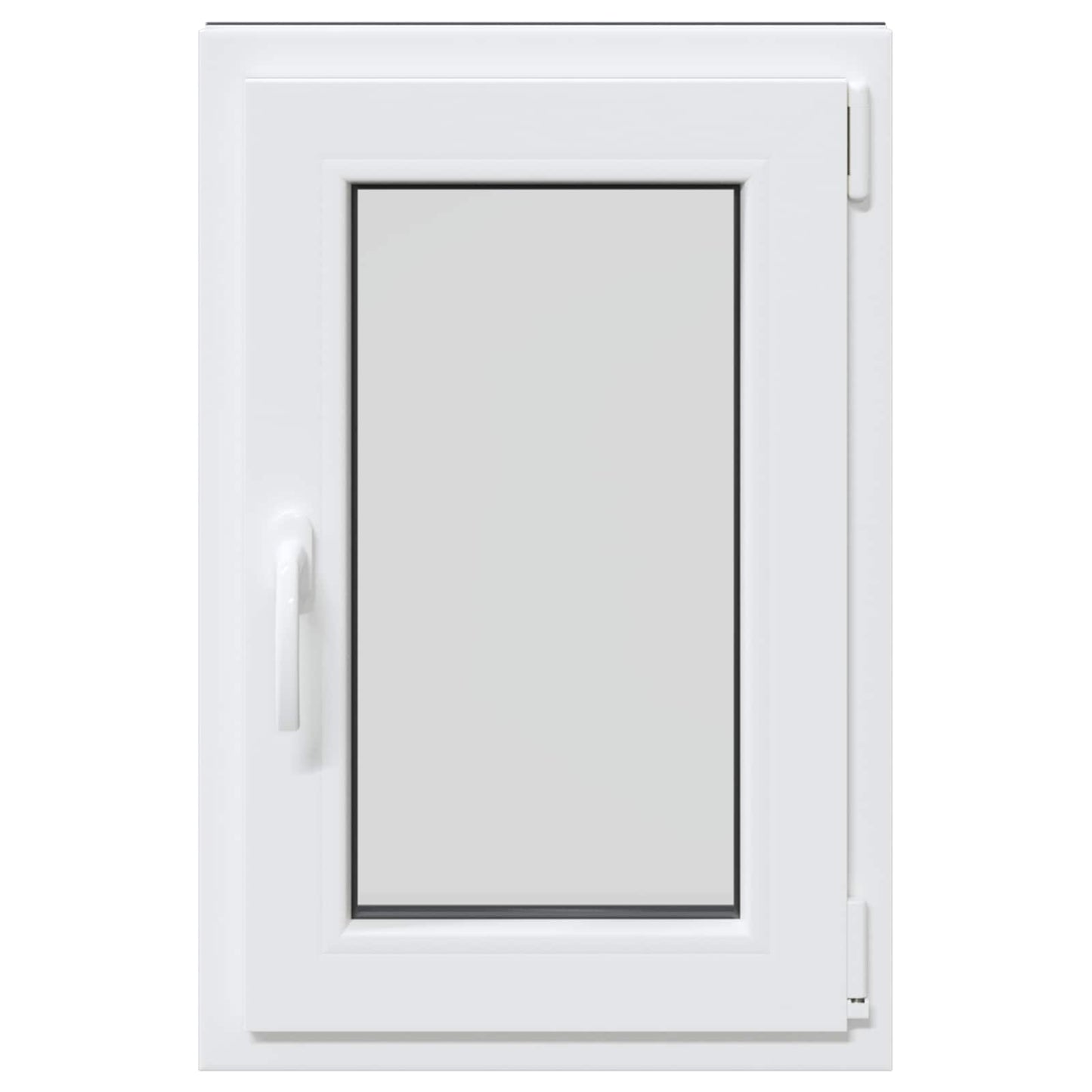 Kelderraam RISOR Antraciet 50 x 75 cm PVC en glas