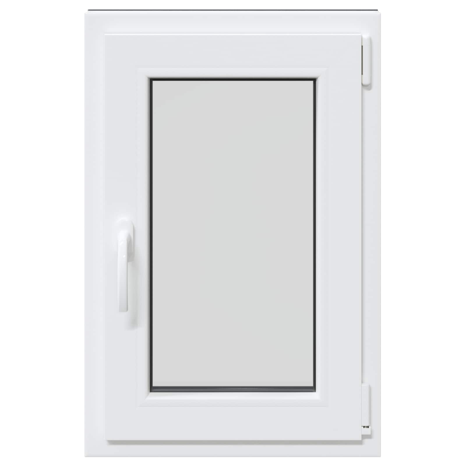 Kelderraam RISOR Antraciet 50 x 75 cm PVC en glas