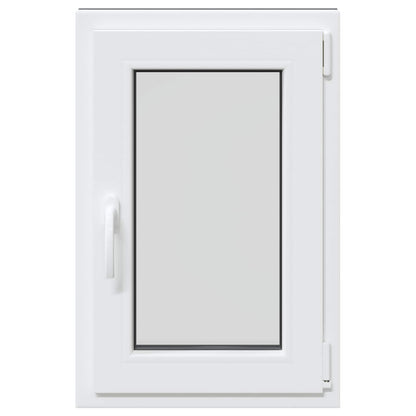 Kelderraam RISOR Antraciet 50 x 75 cm PVC en glas
