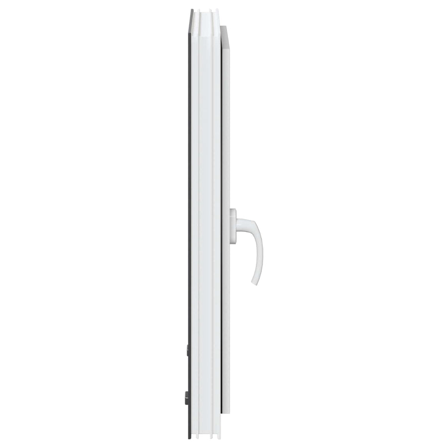 Kelderraam RISOR Antraciet 50 x 75 cm PVC en glas