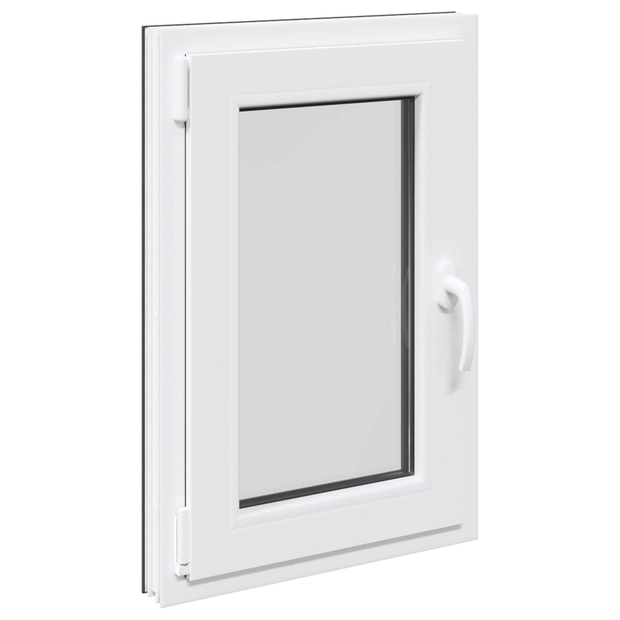 Kelderraam RISOR Antraciet 50 x 75 cm PVC en glas