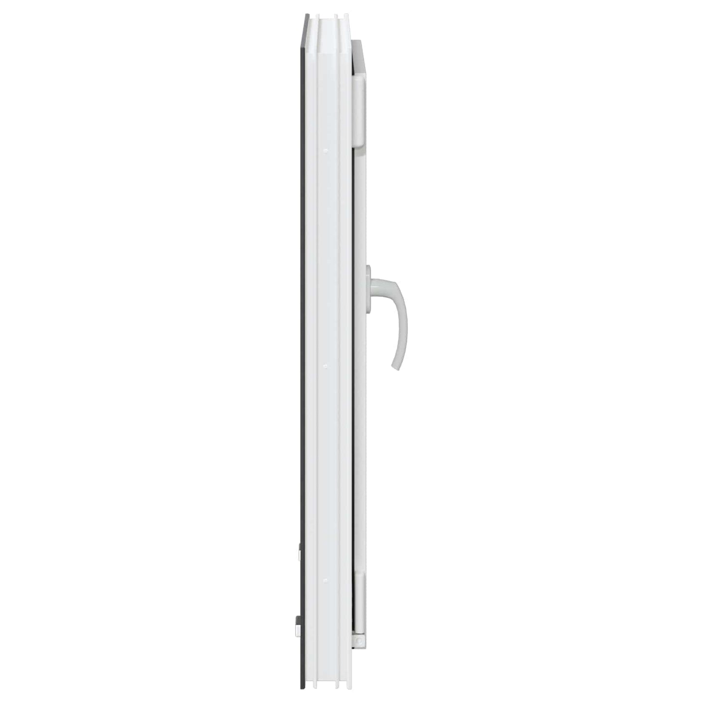 Kelderraam RISOR Antraciet 50 x 75 cm PVC en glas