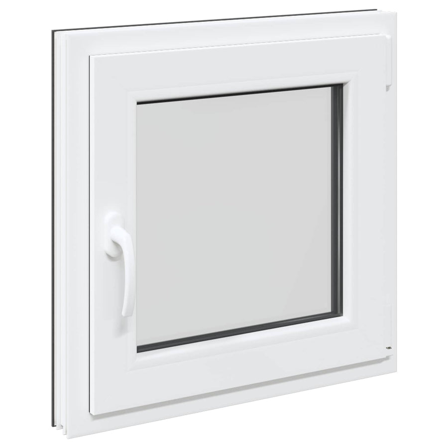 Kelderraam RISOR Antraciet 60 x 60 cm PVC en glas