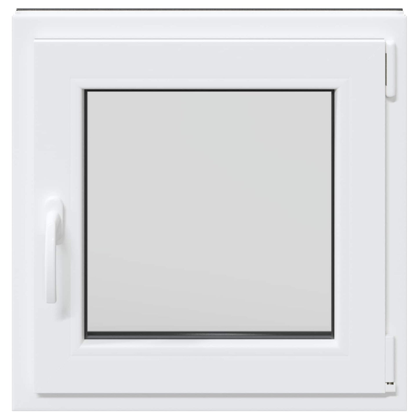 Kelderraam RISOR Antraciet 60 x 60 cm PVC en glas