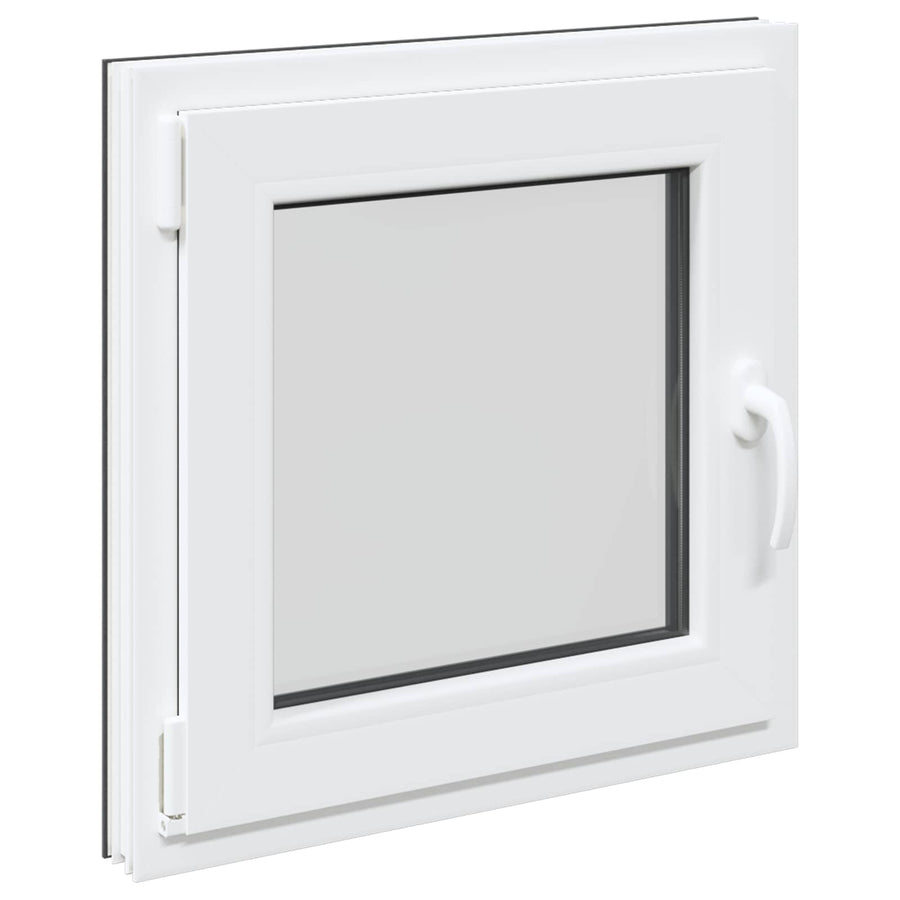Kelderraam RISOR Antraciet 60 x 60 cm PVC en glas